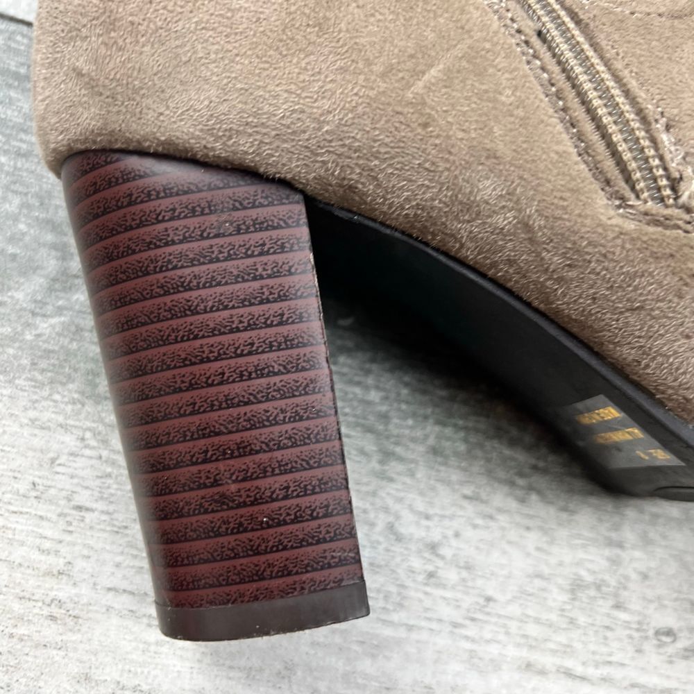 Qupid over the knee faux suede boots heels - Picture 6 of 10